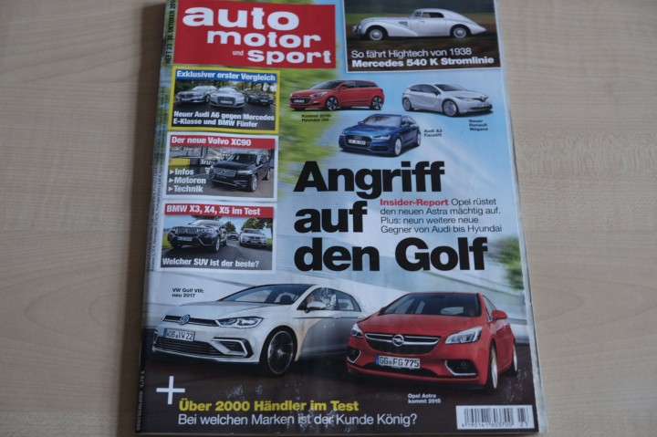 Deckblatt Auto Motor und Sport (23/2014)
